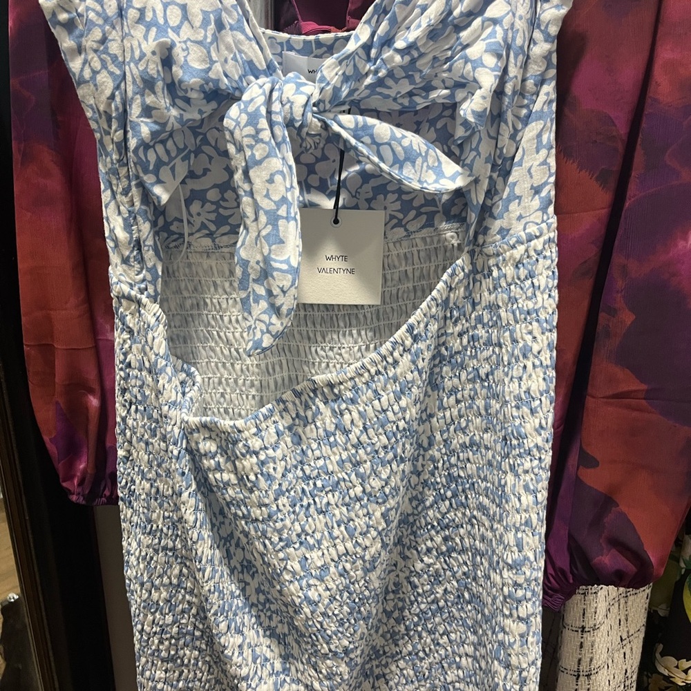 Whyte Valentyne Blue Floral Dress